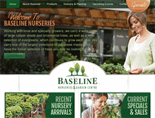 Tablet Screenshot of baselinenurseries.com